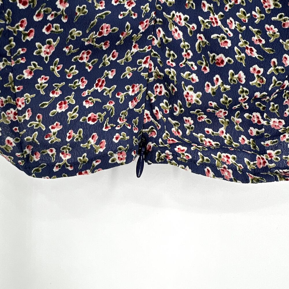 Reformation Eugenia Ditzy Floral Crop Top Blouse size 6 - Picture 10 of 13
